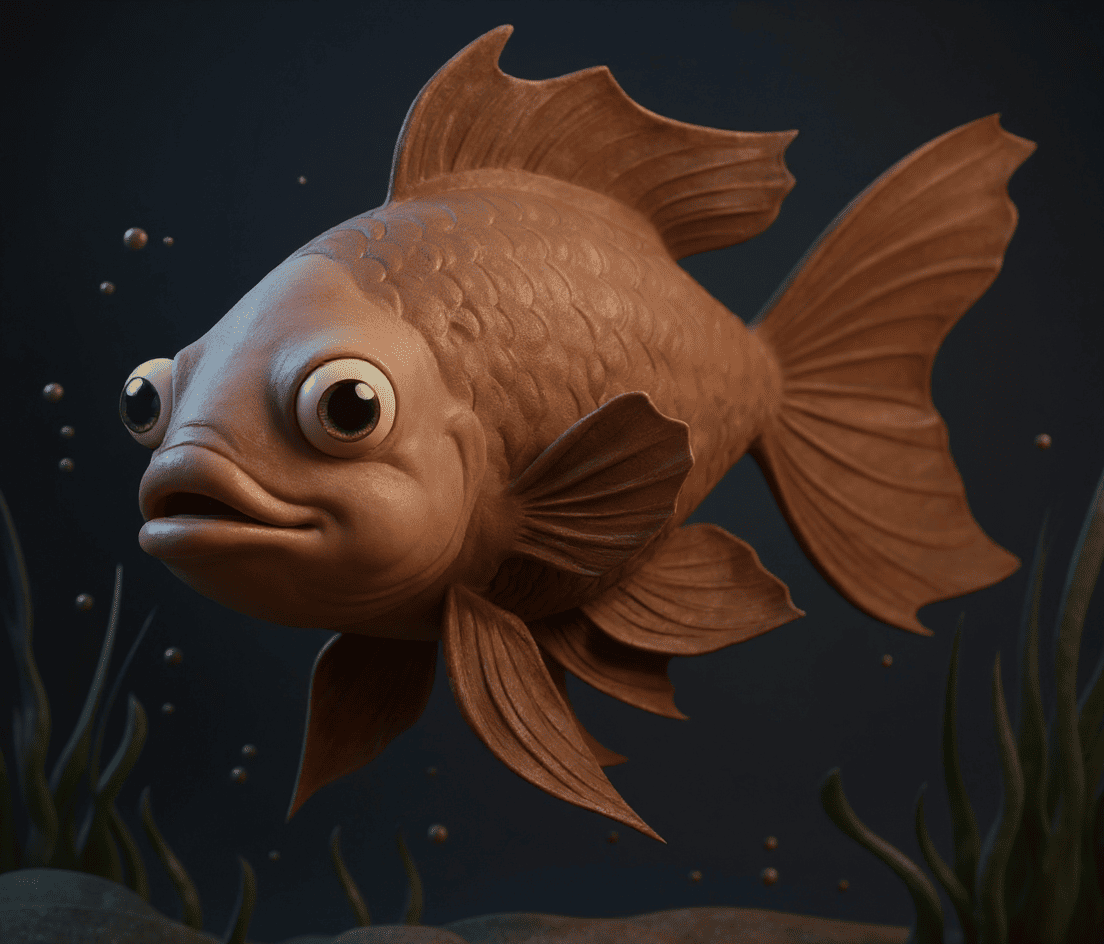 3D Rendered Fish example