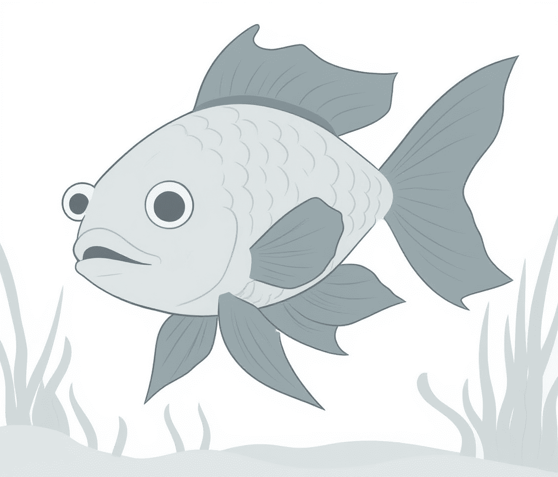 Minimalist Fish Drawing example
