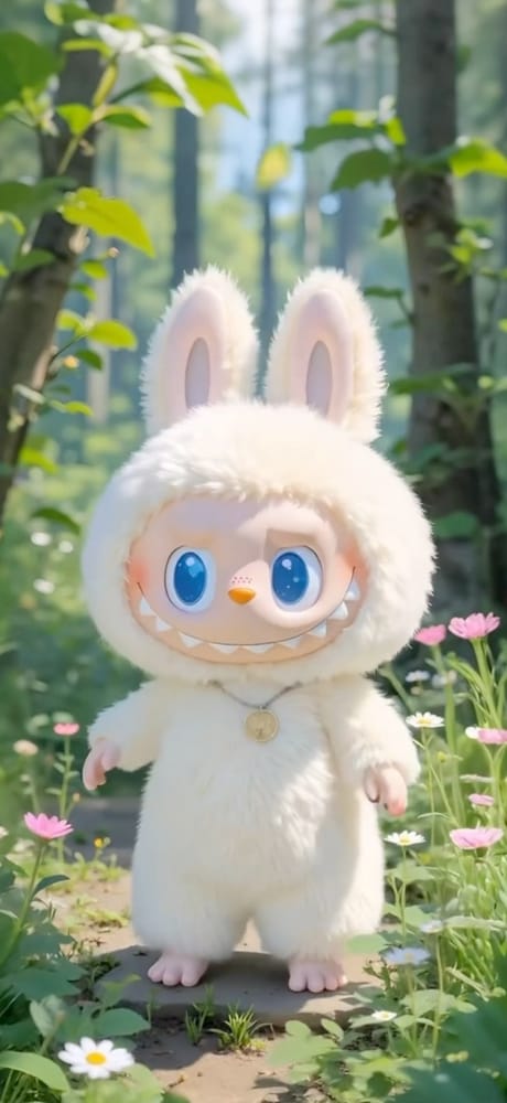 魔法の森の探検家Labubu