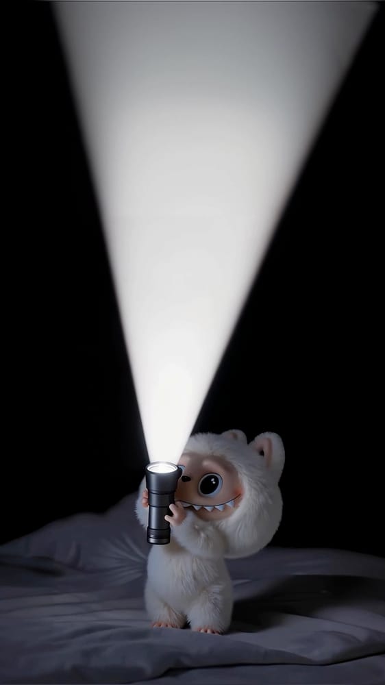 Labubu懐中電灯壁紙