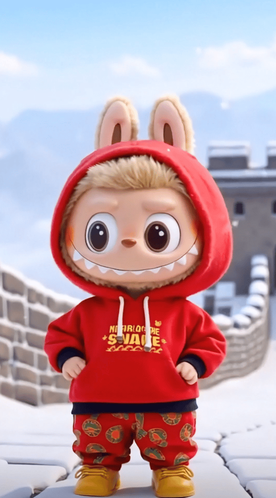 レッドフーディーLabubu