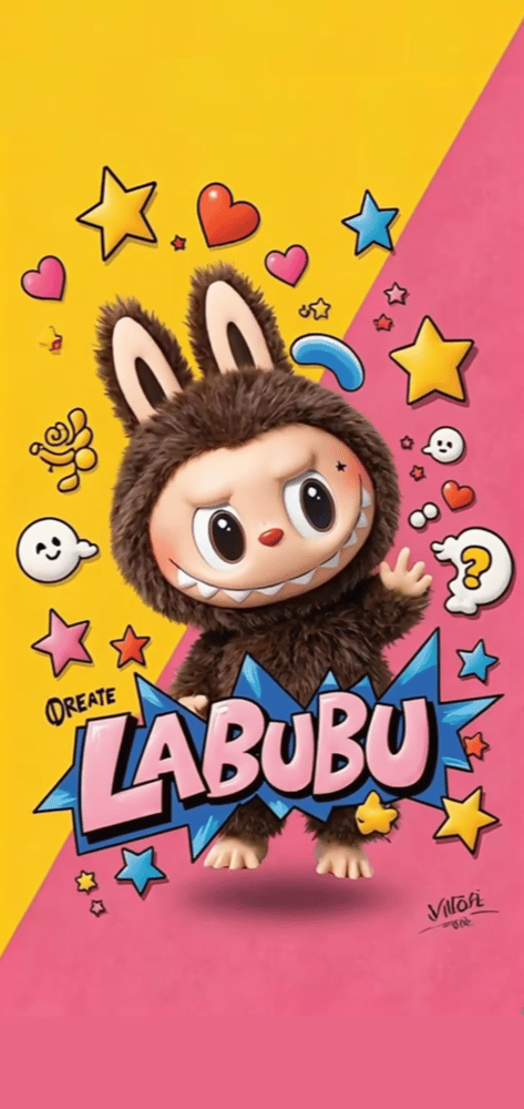 コミックスタイルLabubu