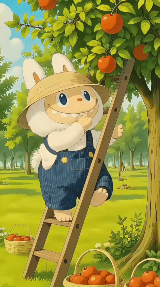 アップルピッカーLabubu