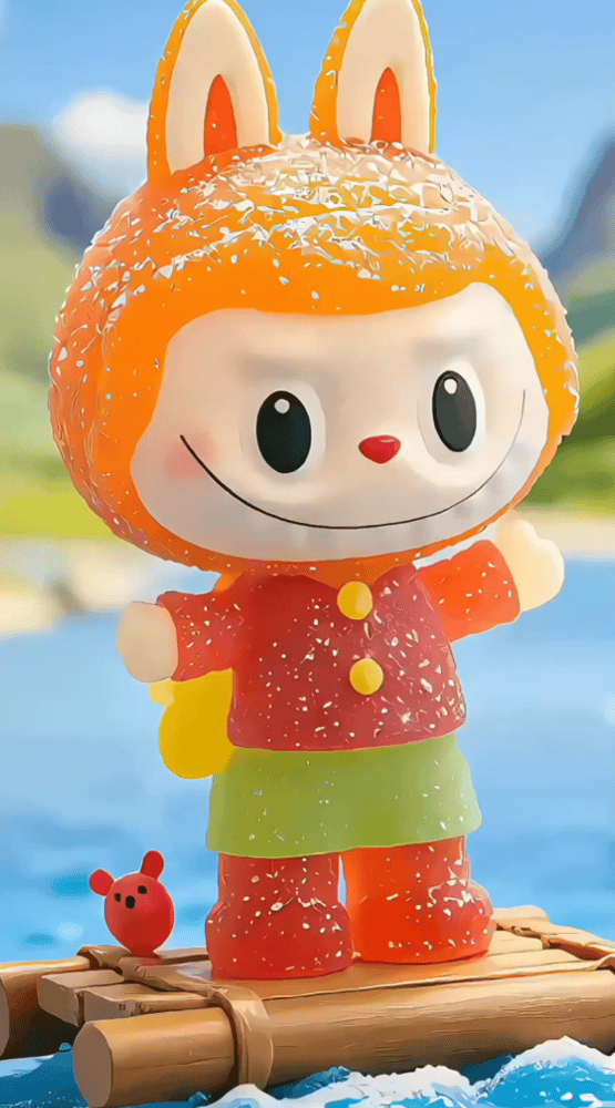 オレンジスプラッシュLabubu