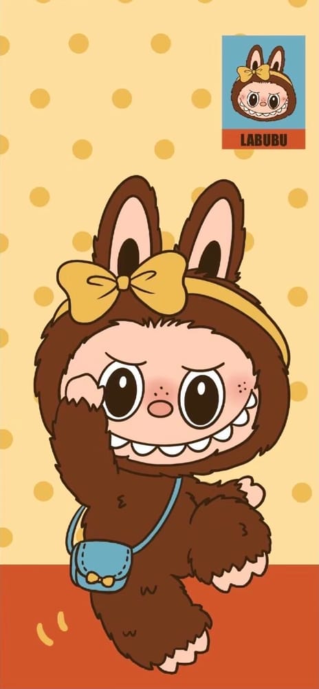 ボウタイジェントルマンLabubu壁紙