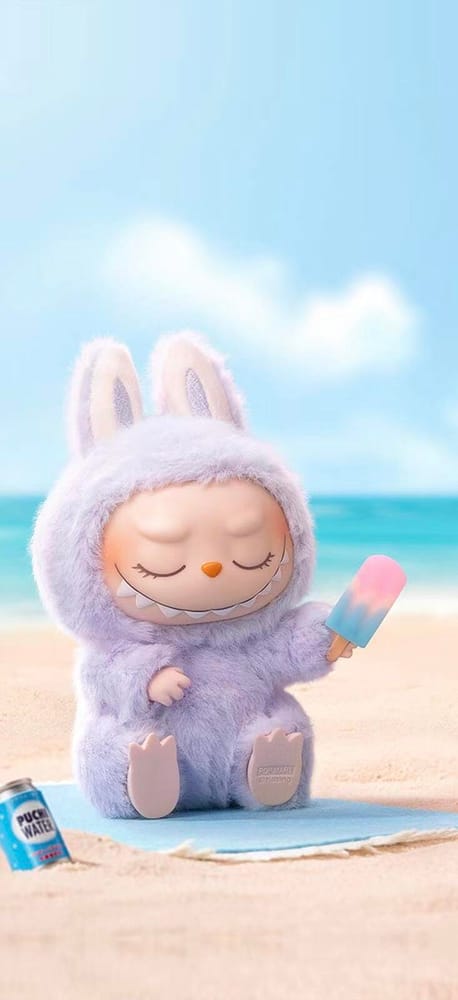 ピースフルドリームズLabubu壁紙
