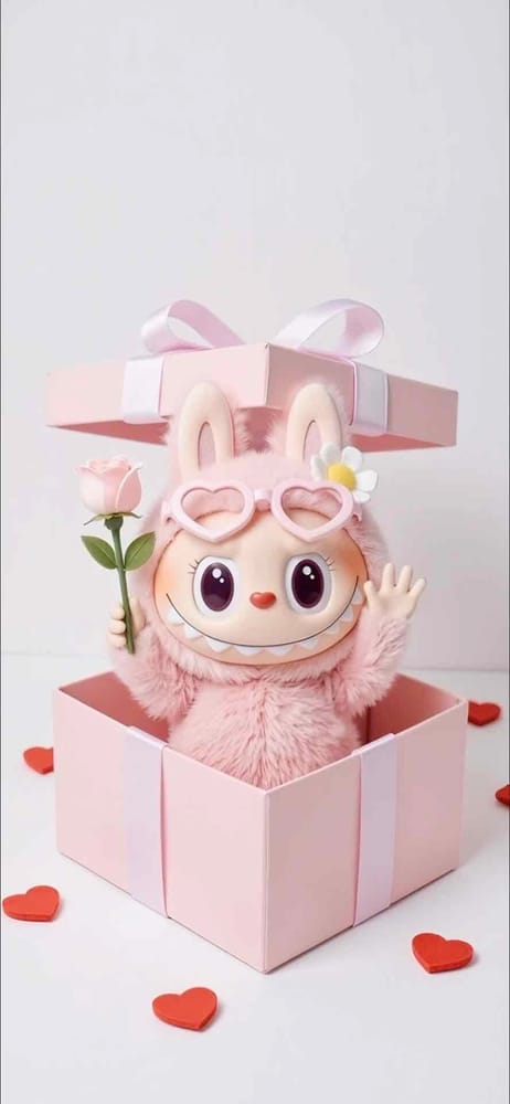 Fondo de Pantalla Rosa Caja de Regalo de Amor