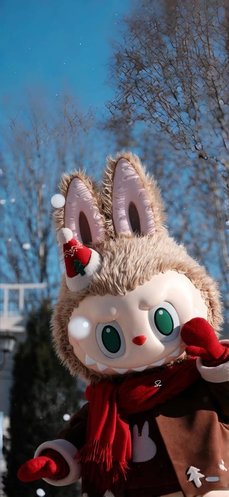 雪林Labubu壁纸