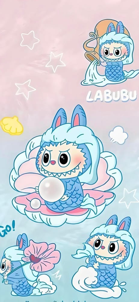 云中梦境Labubu壁纸